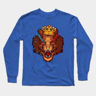 Tiger Head Crown Long Sleeve T-Shirt